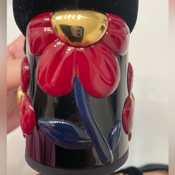 Prada Flower Heel Velvet Mary Janes - Picture 7 of 11